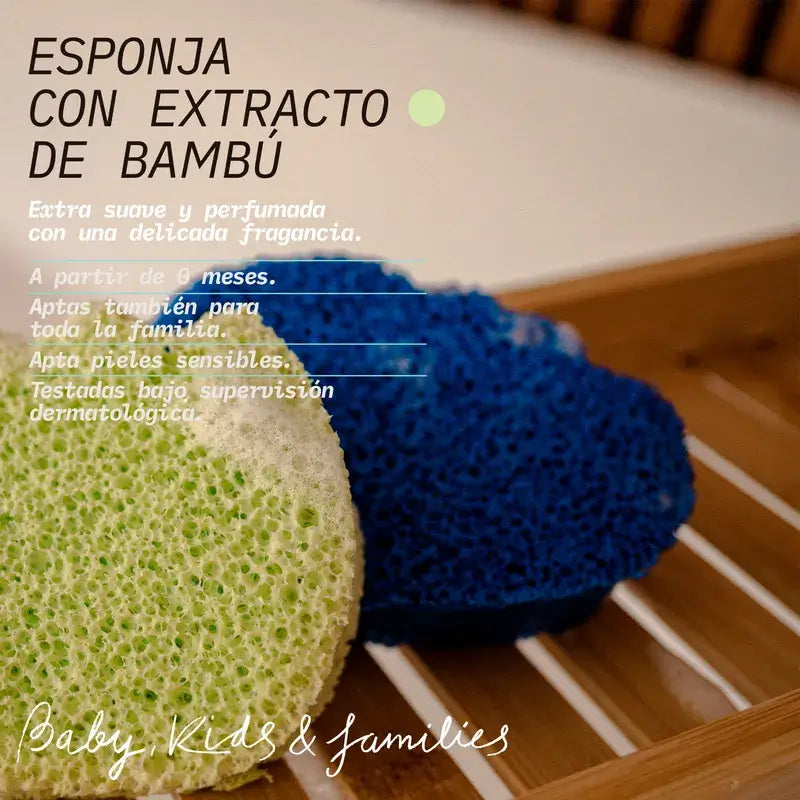 Suavinex Bath Sponge With Bamboo Extract, +0 Months / Familiar