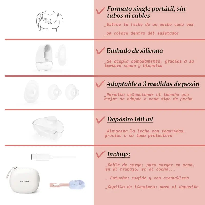 Suavinex Breast Milk Pump Hands Free