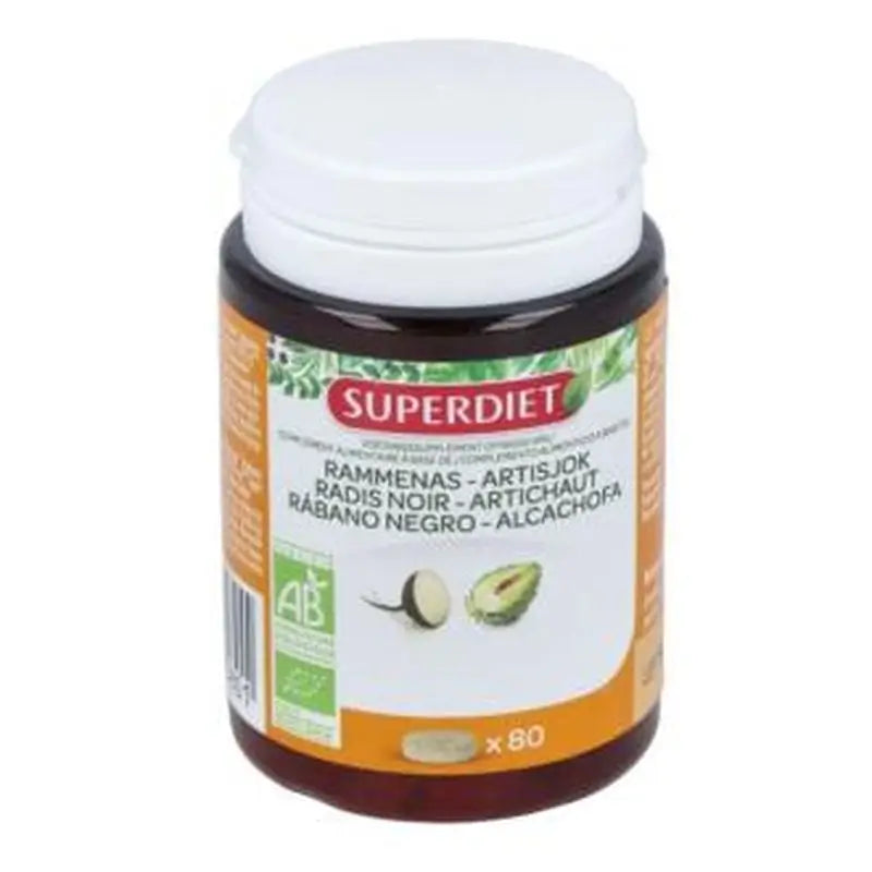 Superdiet Rabano Negro+Alcachofa 80 Comprimidos