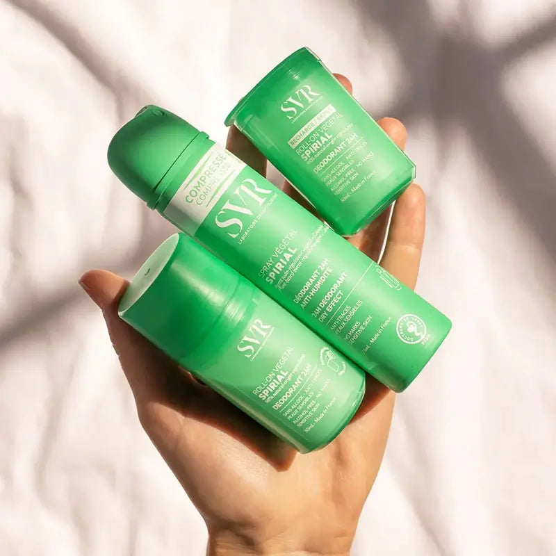 SVR Spirial Vegetal Deodorant Antiperspirant Spray, 75 ml