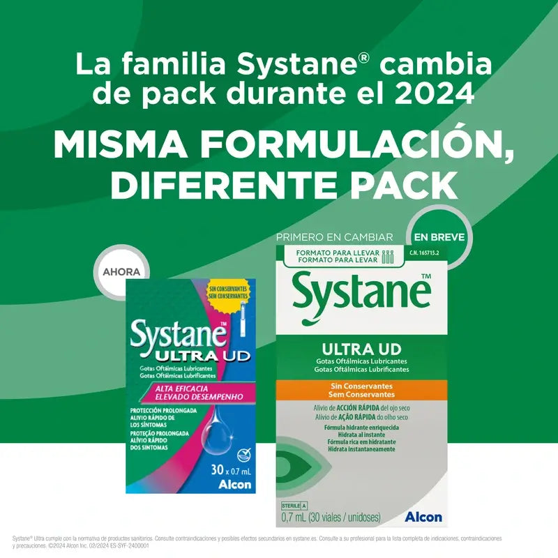 Systane Ultra, Pack 4 X 30 Units 0,7 Ml
