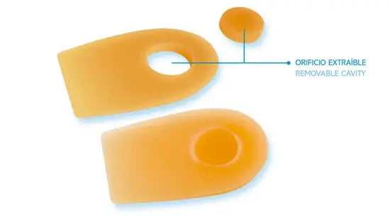Comforsil Heel Pads With Displaceable Hole Cc215, Size S
