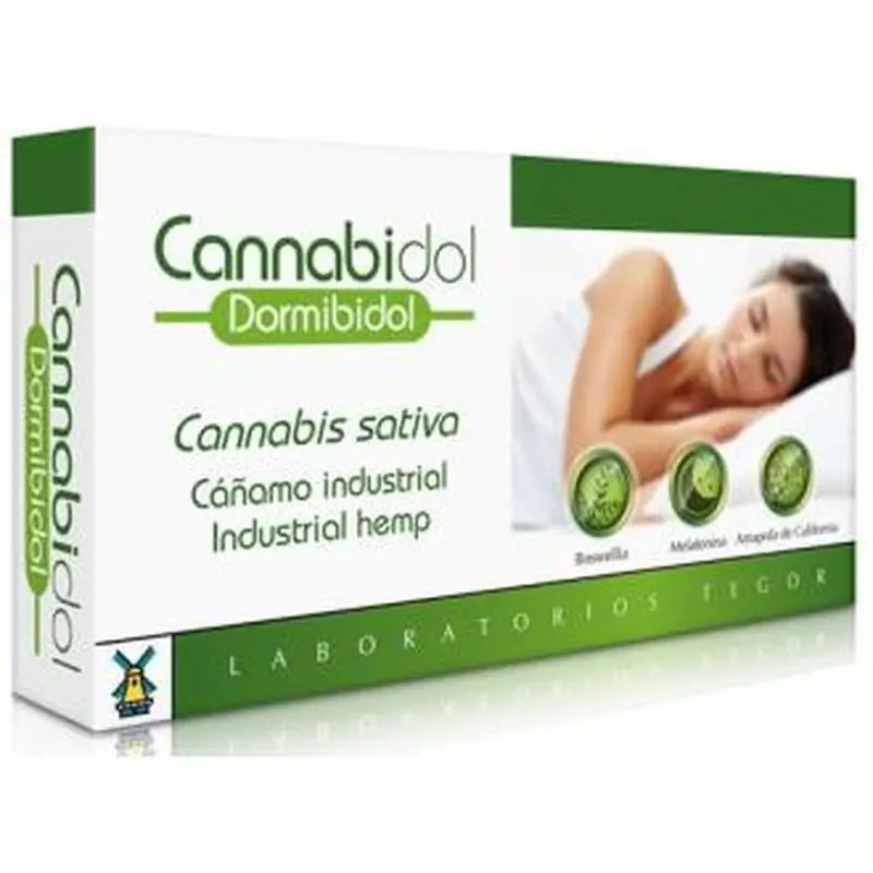 Tegor Cannabidol Dormibidol (Sin Cbd) 40 Cápsulas