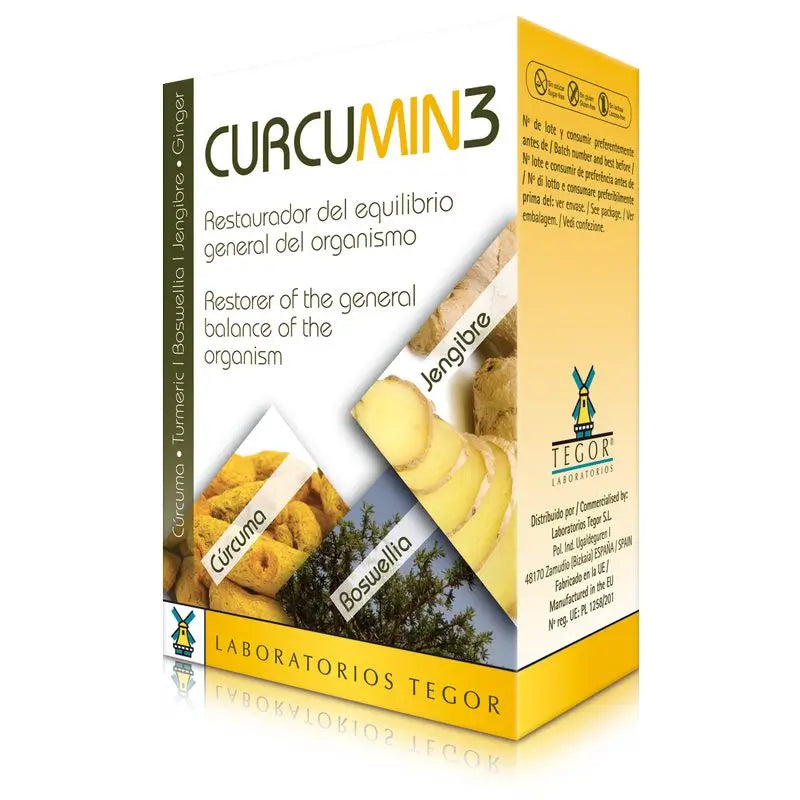 Tegor Curcumin 3 , 30 comprimidos
