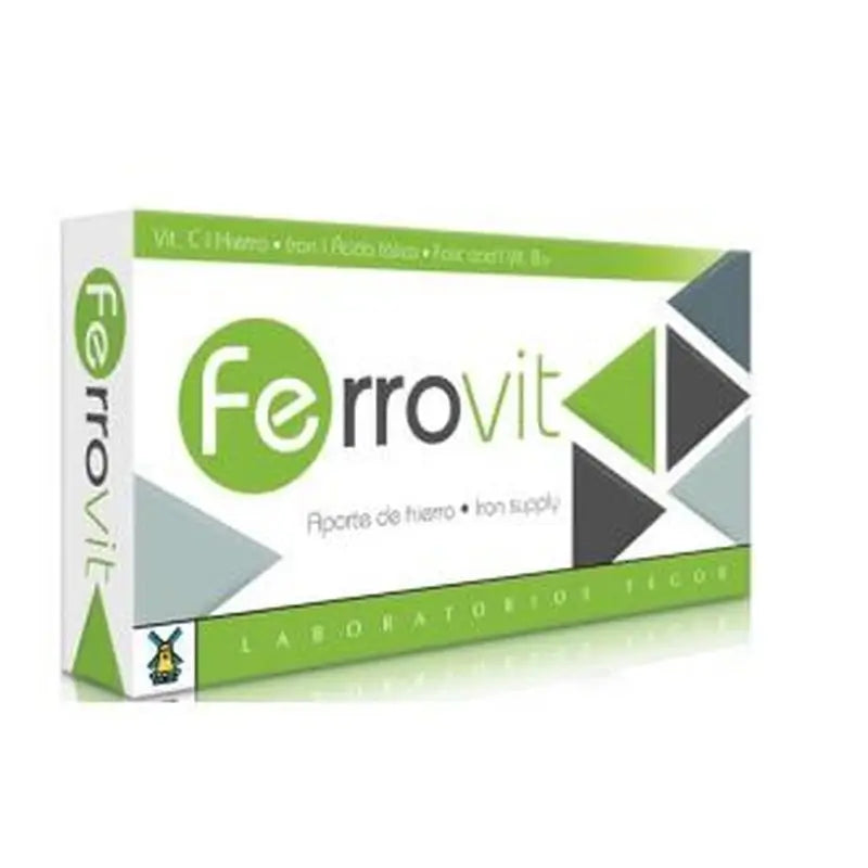 Tegor Ferrovit Vitablets 30 Comprimidos