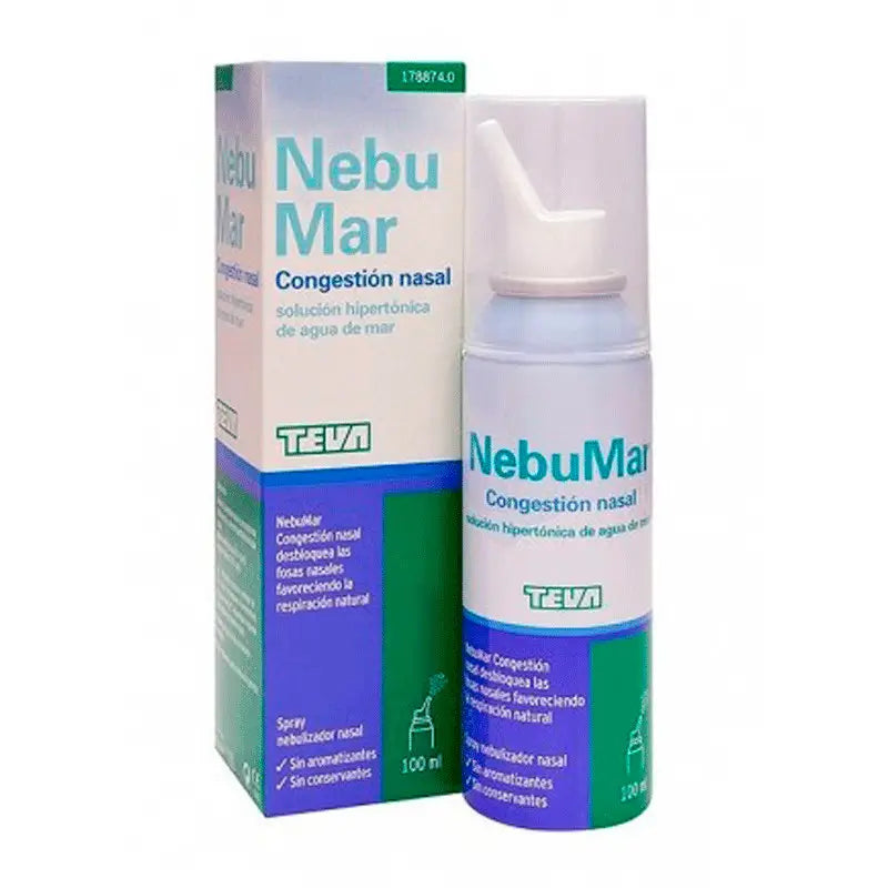Teva Nebumar Nasal Hygiene Isotonic Solution 100 ml