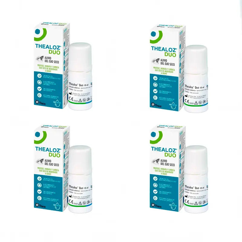 Thealoz Duo Eye Drops, 4 x 10 Ml