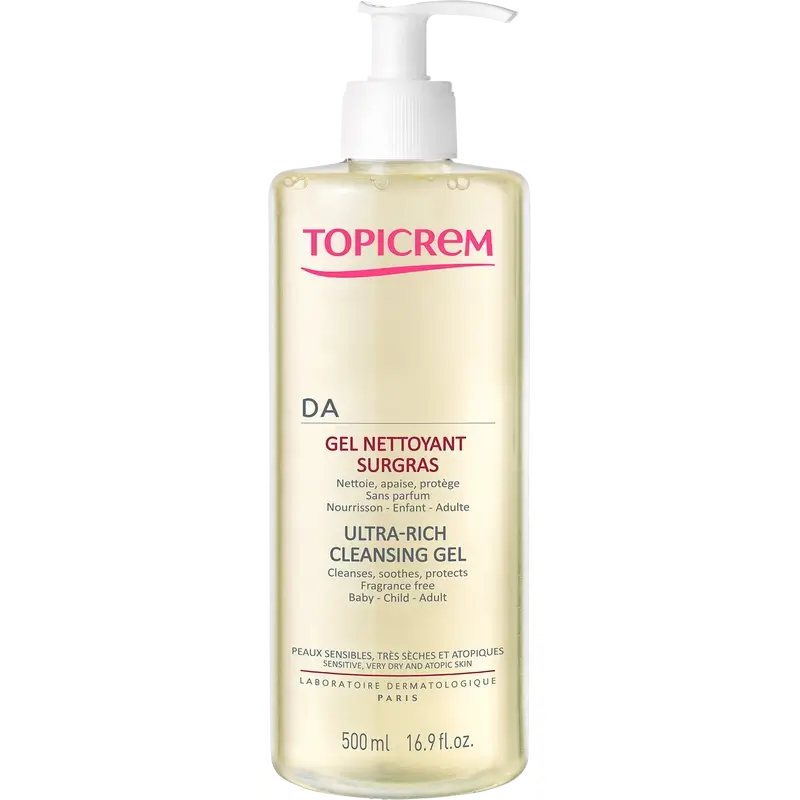 Topicrem Oily cleansing gel 500 ml