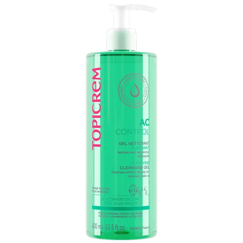 Topicrem Ac Control Purifying Cleansing Gel, 400 Ml