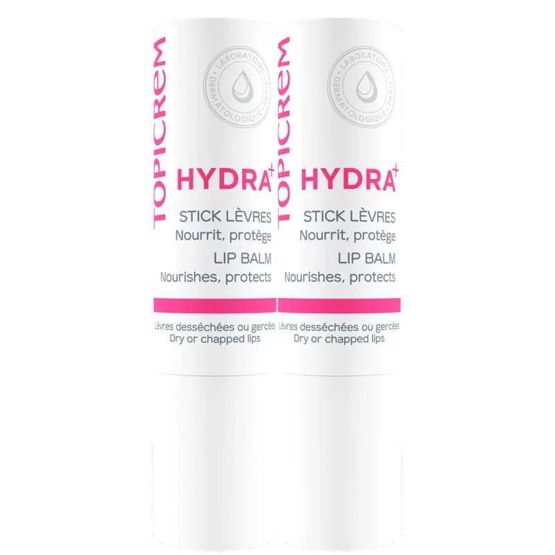 Topicrem Hydra+ Ultra-Moisturising Lip Balm Duo Pack 4 G 2nd Unit 50%.