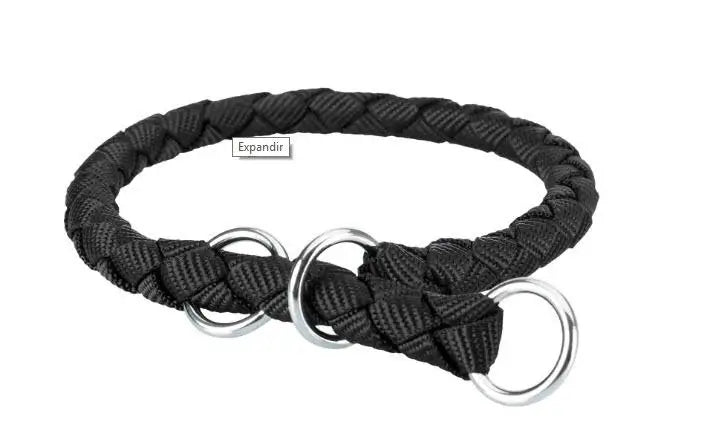 Trixie Collar Educacion Negro Cavo Talla M-L, 43-51Cm