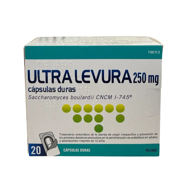 Ultra Levura 250 mg, 20 Capsules