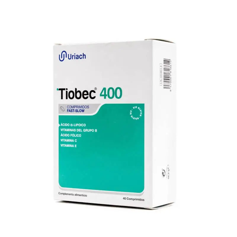 Tiobec 400 Food Supplement 40 tablets Fast-Slow