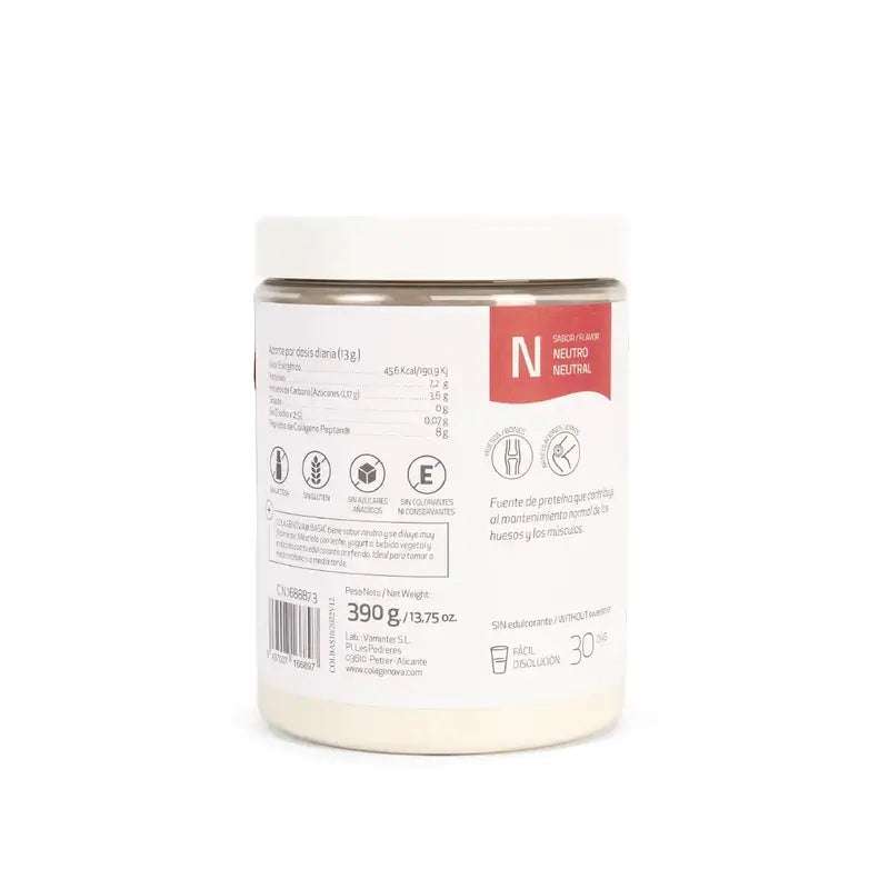 Colagenova Basic Hydrolyzed Collagen 30 Days, 390 Gr