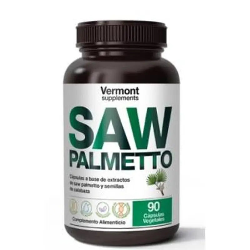 Vermont Supplements Saw Palmeto 90V Cápsulas