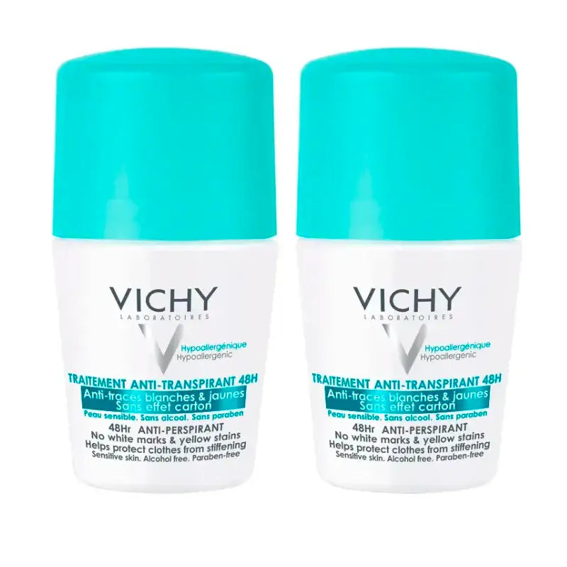 Vichy Antiperspirant Deodorant Pack 2 x 50 ml
