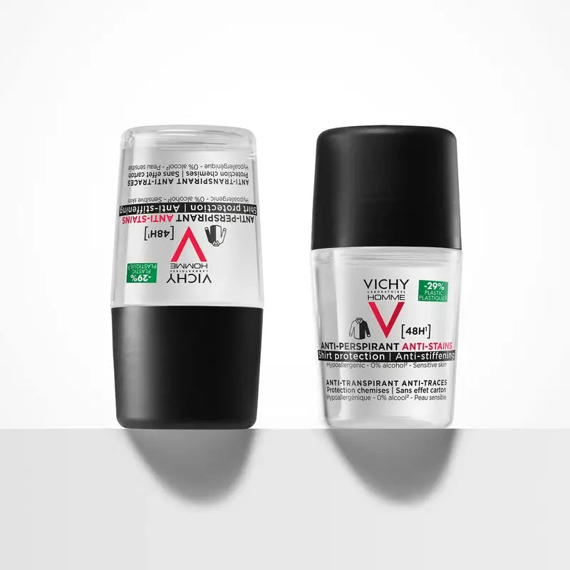 Vichy Homme 48H Anti-Transpirant and Anti-Spot Deodorant Roll-On 50 ml