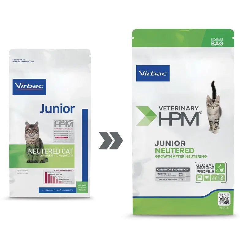 Virbac Hpm Junior Sterilised Cat Food 3 Kg, cat food