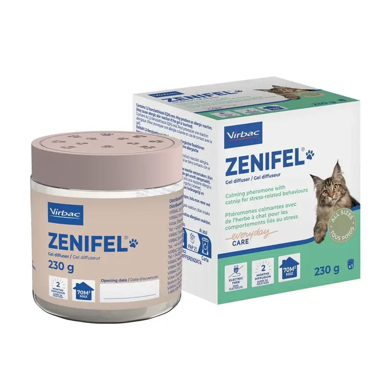 Virbac Zenifel Diffuser Gel Cats, 230G