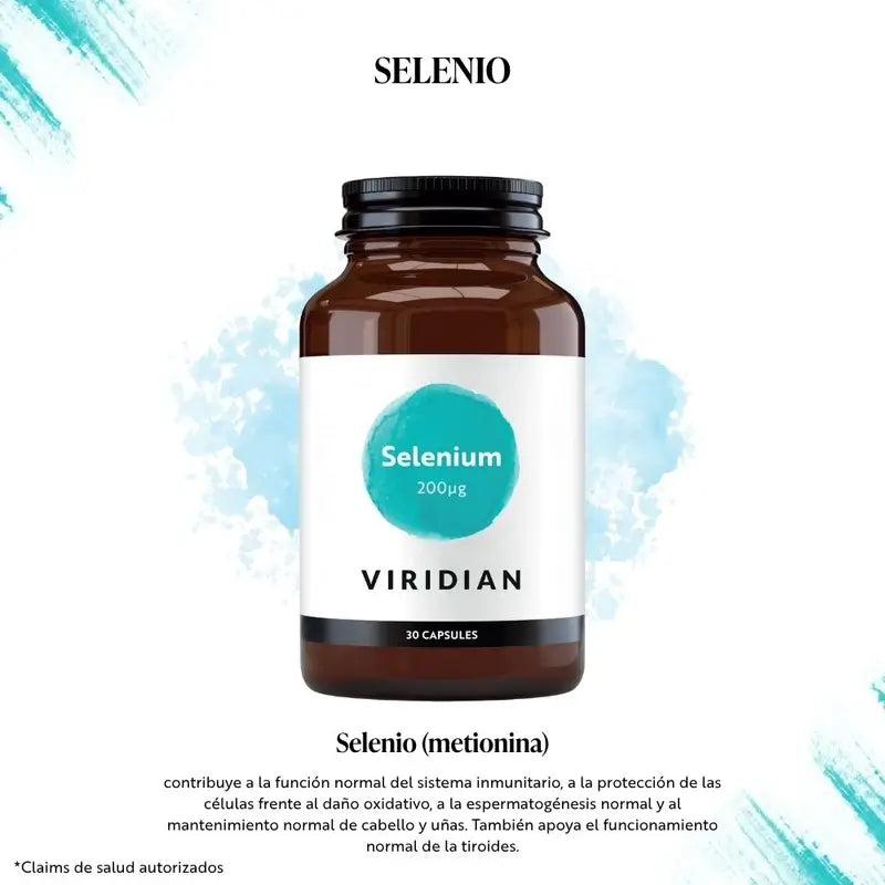 Viridian Selenium 200Ug 30Cap.Veg.