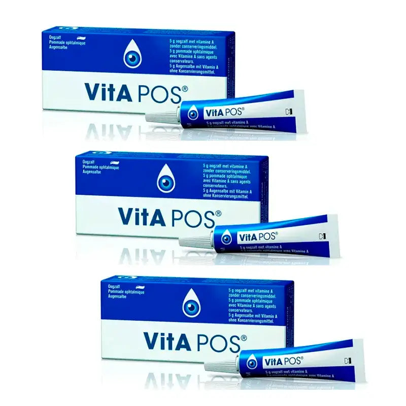 Vita-Pos Ophthalmic Ointment, Pack 3 x 5 g