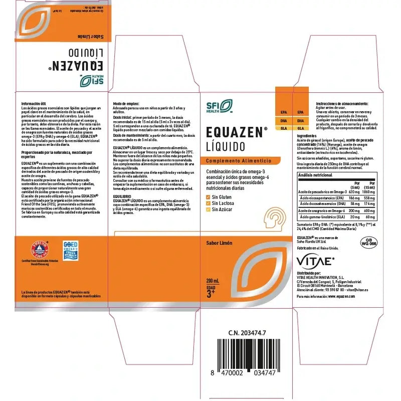 VITAE Equazen liquid, 200ml