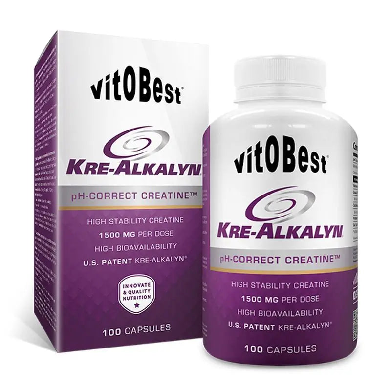 Vit.O.Best Kre-Alkalyn 1500 Mg, 100 Cápsulas