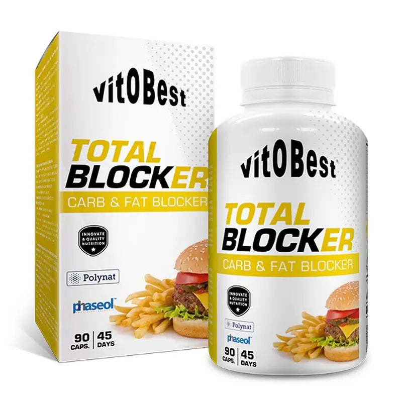 Vit.O.Best Total Blocker Carb & Fat , 90 cápsulas
