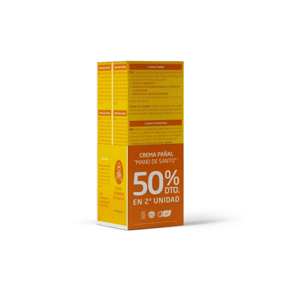 Weleda Calendula Nappy Cream, Duplo 50% Discount 2nd Unit, 2 x 75 ml