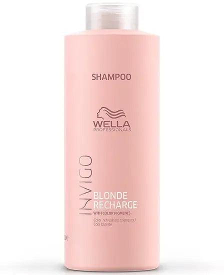 Wella Invigo Blonde Recharge Cool Blond Champu 1000 Ml