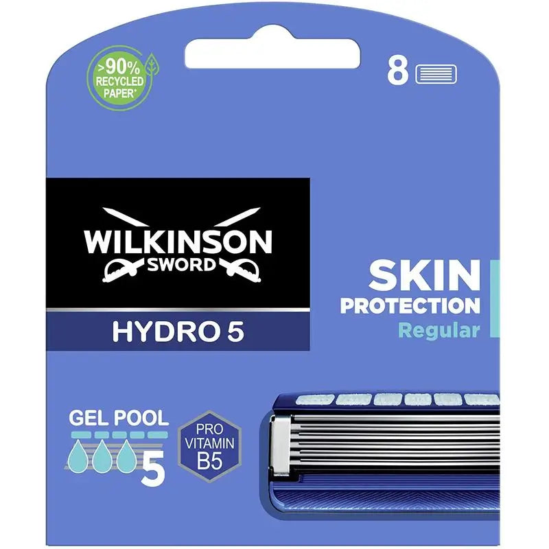 Wilkinson Sword Hydro 5 Skin Protection Regular Charger 8 Units