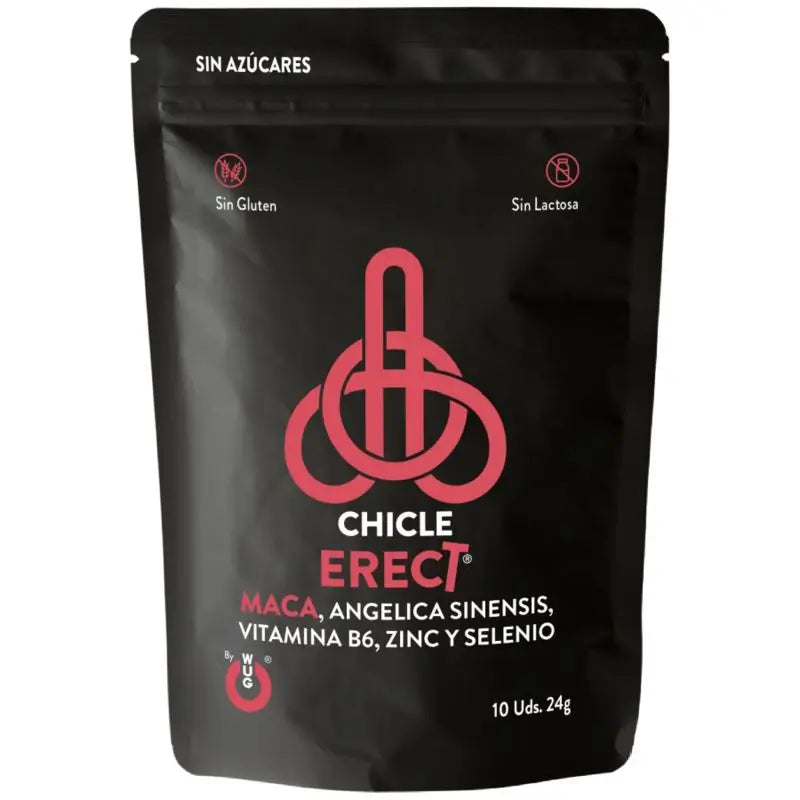 Wug Sex Sense Chicle Potenciador De La Ereccion 10 Unidades