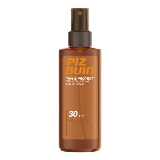 PIZ BUIN Tan & Protect Tan Accelerator Spray Sunscreen SPF 30 High Protection, 150 ml