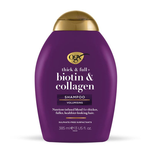 OGX Biotin & Collagen Shampoo, Fine Hair, 385 ml
