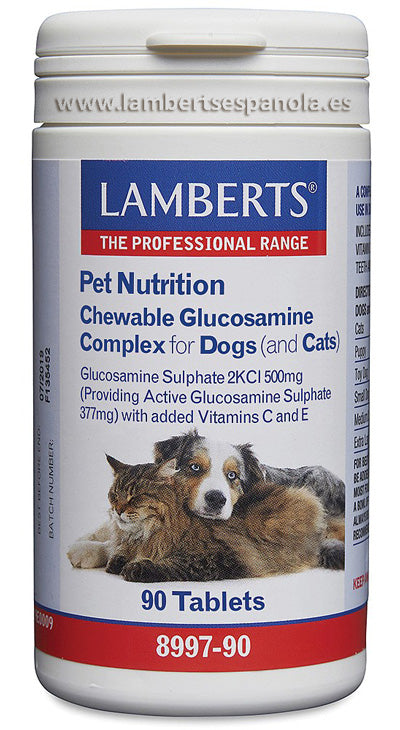 Lamberts Pet Nutrition Glucosamine Dog Cat 90 Tabletsmast