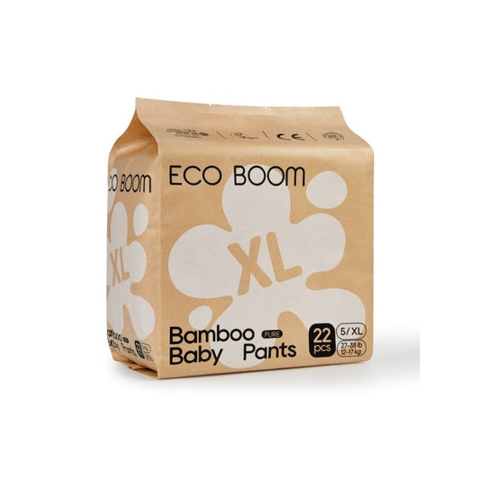 Eco Boom Pants Bamboo - Diaper Pants - Pure Xl, 22 units