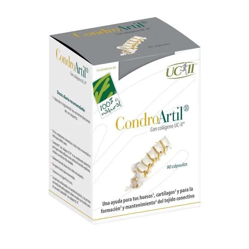 100%Natura Chondroartil With Ucii Collagen, 90 capsules