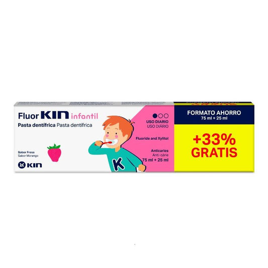 KIN FluorKIN Children's Paste 75+25 ml