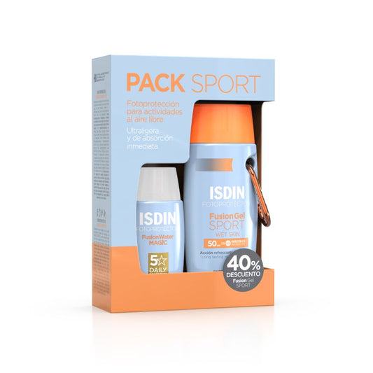 ISDIN Pack Fusion Sport Gel 100 ml + Fusion Water, 50 ml