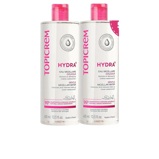 Topicrem Hydra+ Gentle Micellar Water Pack, 2x400 ml