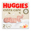 Huggies Extra Care Newborn Nappy Size 2 (4-6Kg) , 24 pcs.