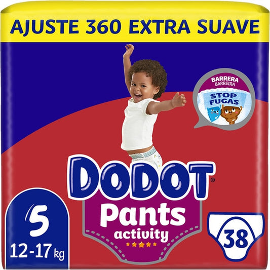 Dodot Pants Activity Extra Jumbo Pack Size 5, 38 pcs.