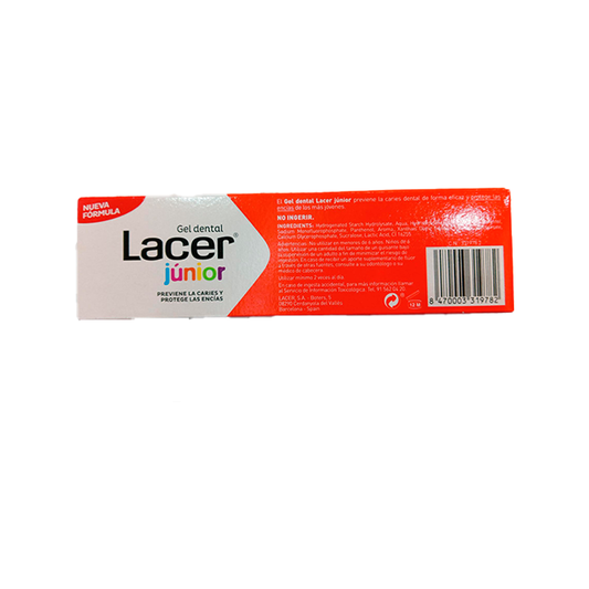Lacer Junior Strawberry Toothpaste 75 ml