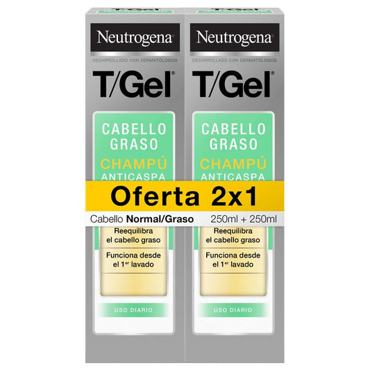 Neutrogena Daily Use Anti-Dandruff T/Gel Shampoo for Oily Hair 250ml