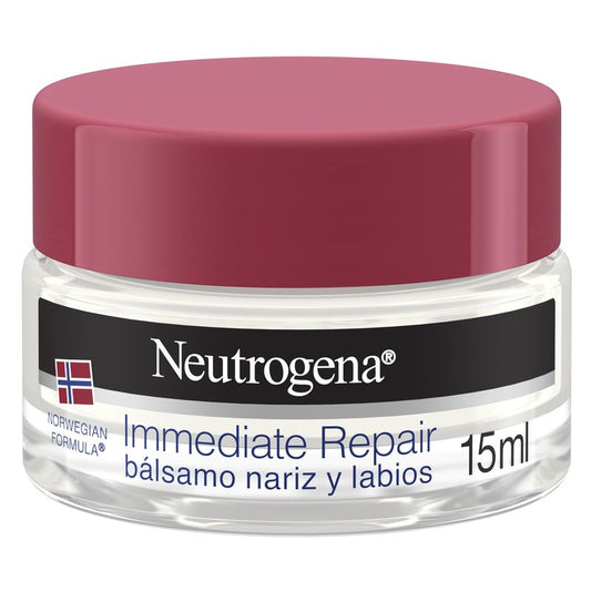 Neutrogena, Nose & Lip Balm, Norwegian Formula, Moisturising & Repairing Cream, Quick Absorption, 15 Ml