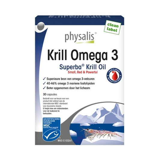 Physalis Krill Omega 3, 60 Capsules