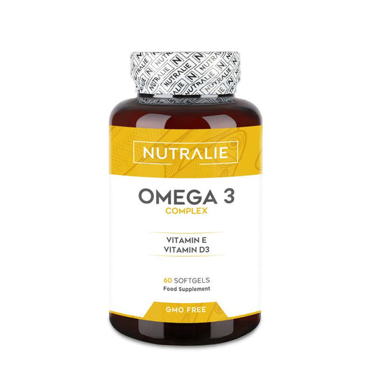 Nutralie Omega 3 Complex 2000Mg With Vitamin E + B3 Epa Dha , 60 capsules