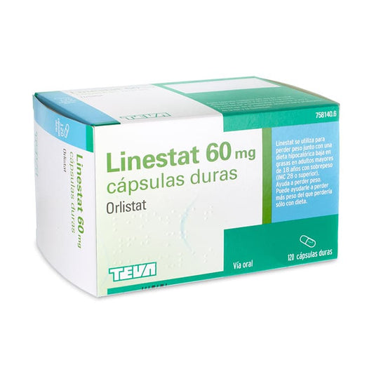 Linestat 60 mg , 120 capsules