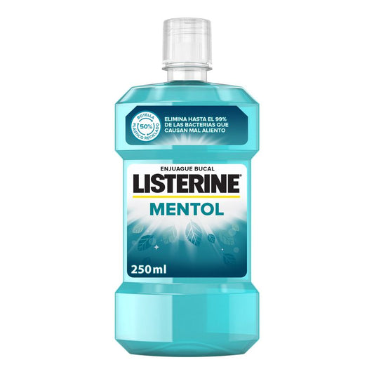 LISTERINE Menthol Mouthwash, 250 ml