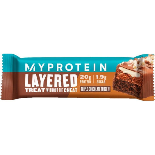 Myprotein Retail Layered Triple Chocolate Protein Bar, 60 grams